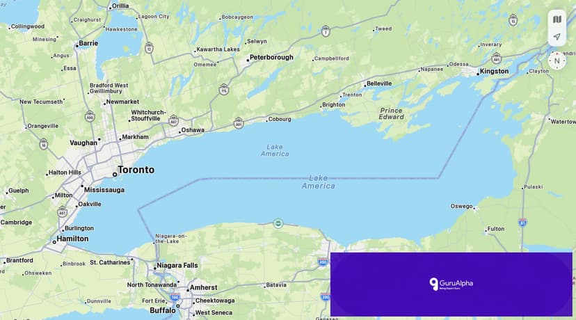 Apple and Google Redraw Digital Borders After Executive Order Renames Lake Ontario