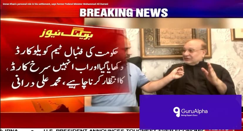 Durrani Warns Government Faces Imminent Fall After 'Yellow Card' Caution