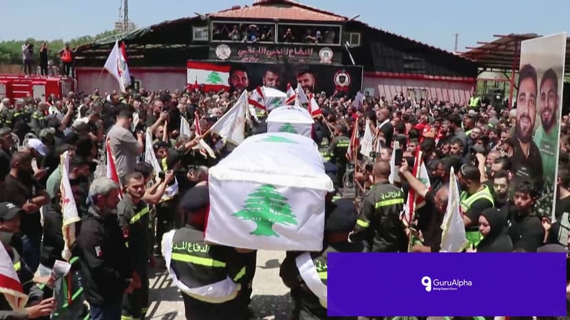 Lebanon First Responders Face Devastating Toll on Active Front Lines