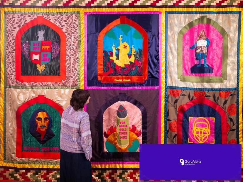 Shahed Saleem Reclaims Europe's Muslim Heritage Through Intricate Woven Tapestries