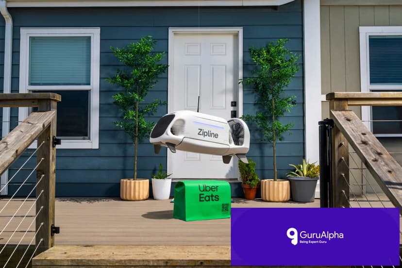 Uber Eats Takes Flight: Zipline Drones Join Delivery Network