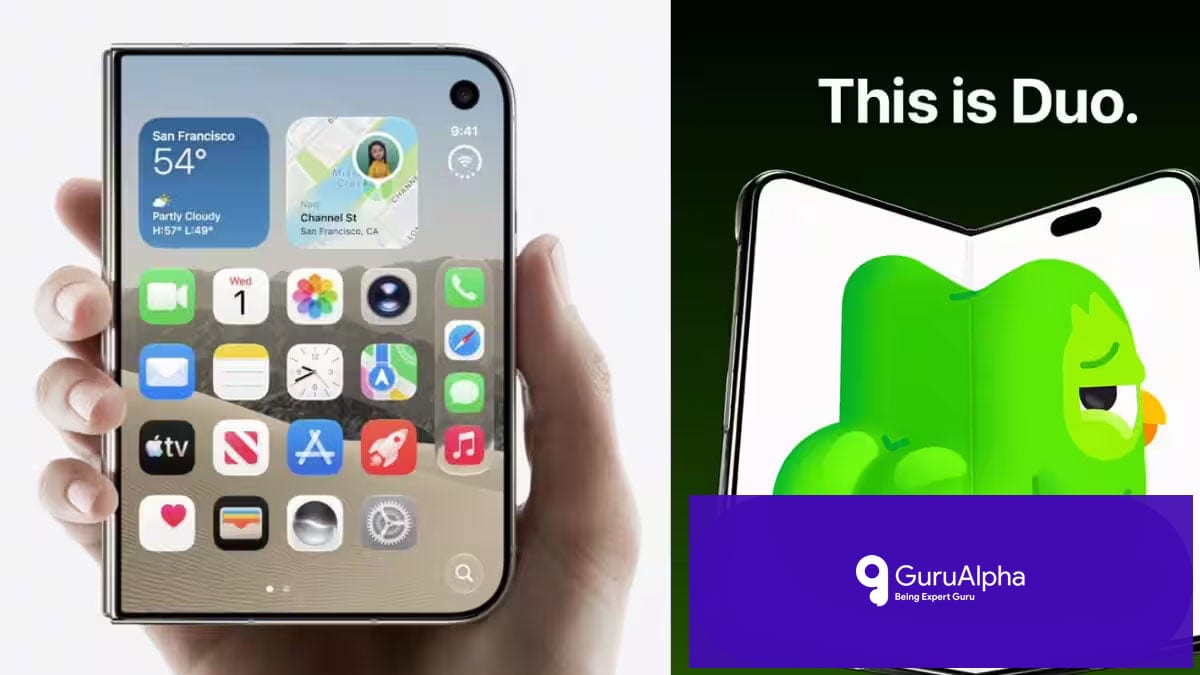 Apple Foldable iPhone Debut Sparks Viral Backlash From Samsung and Duolingo