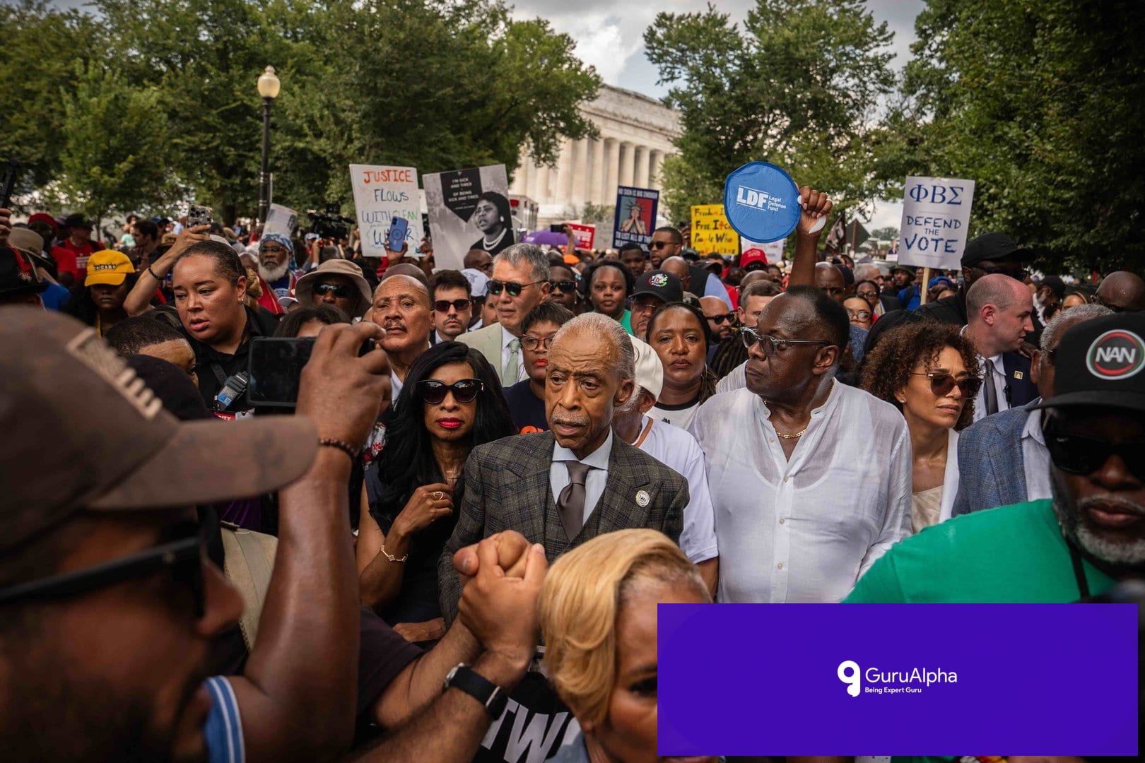 Bernie Sanders and AOC Lead Washington March to Defend Voting Rights