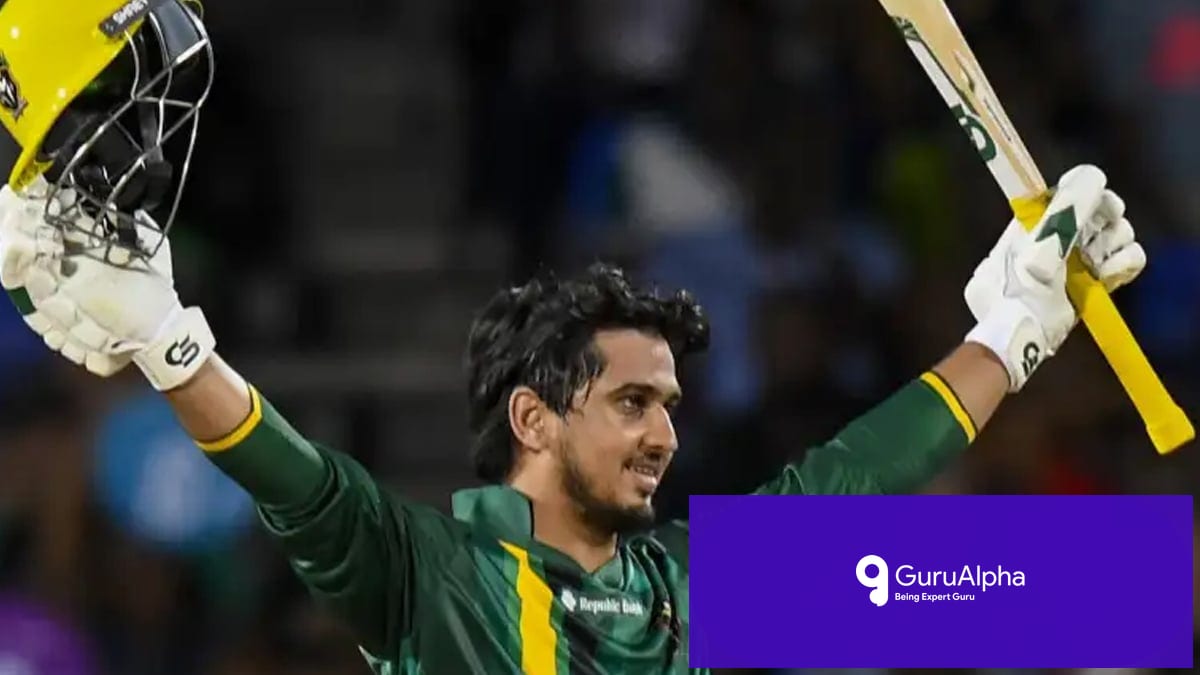 Saim Ayub Dismantles CPL Attack to Record Maiden T20 Century