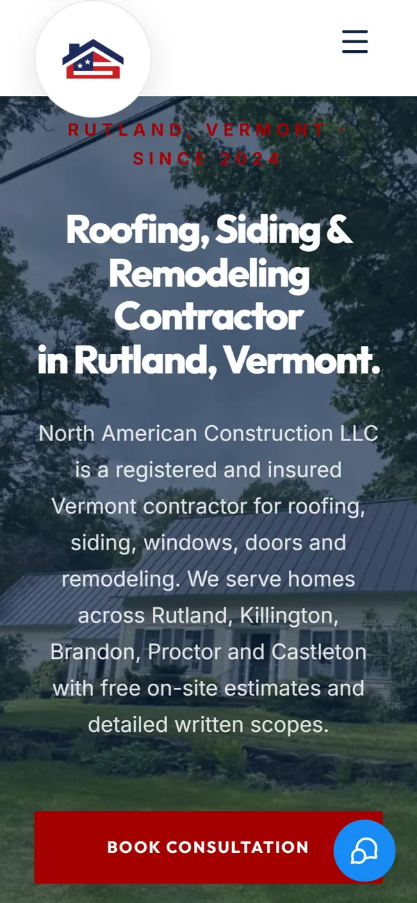 northamericanconstructionllc.com on a phone
