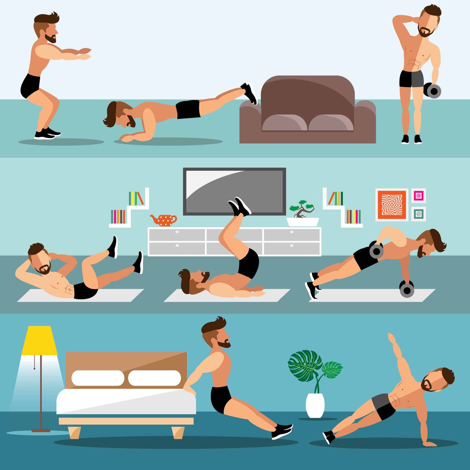 The Best Body-Weight Exercises for Working Out Every Part of Your Body